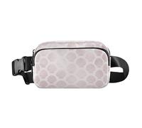 Peach Shell elegante marsupio per donne e uomini, grande capacità, borsa a tracolla con tracolla regolabile, per viaggi, shopping, corsa, Conchiglia Pesca, Taglia unica
