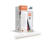 Peach Spirali in plastica A4, 44 mm, 440 fogli, 50 pezzi, colore bianco, PB444-01