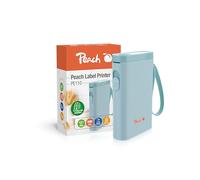 Peach Stampante per etichette | blu | salvaspazio e senza fili | crea ordine ovunque | PE110A-bl