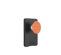 Peach Tangerine Orange Apricot Triangle Art Deco Pattern PopSockets PopWallet per MagSafe