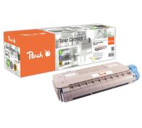 Peach Toner Cartridge yellow, compatible with OKI 44318605