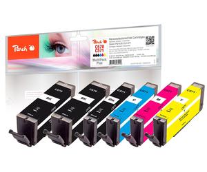 Peach Value Pack Plus Ink Cartridges, Compatible with Canon PGI-570, CLI-571