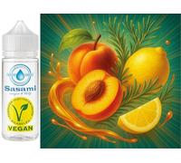 Peach Verde - pesca-rosmarino-limone aroma concentrato - vegano - Sasami - 100ml