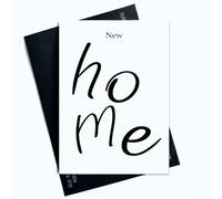 Peachy Antics Biglietto di auguri per la nuova casa, per figlio, figlia, uomo, design semplice, AP154