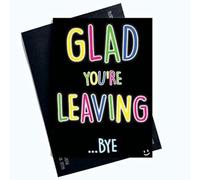 Peachy Antics Divertente Nuovo Lavoro Carte Felice Sei Lasciando Ciao Banter Joke Collegio Lasciando PC845