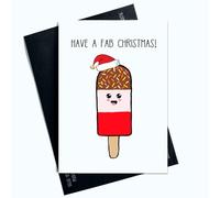 Peachy Antics Festive and Fab: Have a Fab Christmas - Biglietto di auguri per lui, per lei o per lui, fidanzato o chiunque, sp142