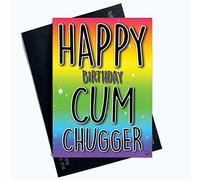 Peachy Antics Funny Cards - Biglietto di auguri per auguri di compleanno con chugger gay amico scherzoso, per adulti