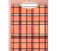 PEACHY KEEN PLAID FABRIC * CORNELL NOTES COLLEGE COURSE NOTEBOOK+BONUS: Address/CellPhone Contact-Greek Women Sister Sorority Girl Gratitude Journal ... Homeschool High School Ivy League University