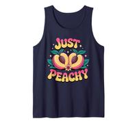 Peachy Vintage Retro Estate Amare Peach Ragazze Canotta