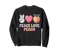 Peachy Vintage Retro Estate Amare Peach Ragazze Felpa
