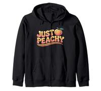 Peachy Vintage Retro Estate Amare Peach Ragazze Felpa con Cappuccio