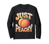 Peachy Vintage Retro Estate Amare Peach Ragazze Maglia a Manica