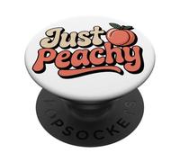 Peachy Vintage Retro Estate Amare Peachy Ragazze PopSockets PopGrip Adesivo
