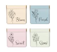 Peacoblue 4 piccoli portamonete da donna, in pelle, impermeabili e durevoli, mini portafogli per soldi, ottimo regalo per adulti, Astratto floreale minimalista, 11cm x 12cm, Gatto fortunato giapponese