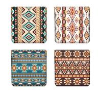 Peacoblue 4 portamonete da spremere, Bohemian e Aztec, 11cm x 12cm, Bohemian e Aztec