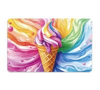 Peacoblue Adesivo colorato per carte di credito, carta di debito, motivo gelato, 4 stili, impermeabile, antigraffio e attraente, per la maggior parte delle popolari chiavi di trasporto EBT