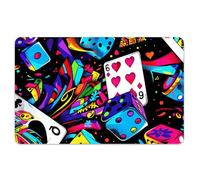 peacoblue Adesivo per Carta Bancaria Carte da gioco con dadi Carta di debito Protezione della pelle, 4 Stili Scratch-Proof e Attraenti Decal per la Tessera EBT più Popolare per il Trasporto