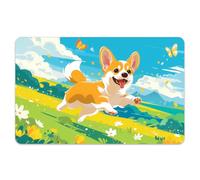 Peacoblue Adesivo per carte di credito, motivo cucciolo di Corgi, protezione per carte di credito, 4 stili, impermeabile, antigraffio ed estetica, per le chiavi dei trasporti EBT più popolari