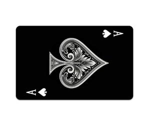 peacoblue Adesivo per Copertura di Carta di Credito e Debito con Carte da Poker A, Impermeabile, Resistente ai Graffi e Attraente, Personalizzabile in 4 Stili per Carte di Credito, Debito e Trasporto