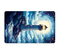 peacoblue Adesivo per Pelle Della Carta di Credito/Debito con Motivo Del Faro, Pelle per Carta Resistente All'Acqua, Antigraffio e Attraente Personalizzata In 4 stili per Carte di Credito, Debito