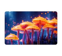 peacoblue Cover adesiva per carte di credito e debito con funghi luminosi, impermeabile, resistente ai graffi e attraente, 4 stili personalizzati per carte di credito, debito, carte di trasporto