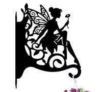 peacoblue Ganci per piante in ferro, 29,5 x 38,6 cm, per interni ed esterni, per piante da appendere, per fiori, felci, lanterne, mangiatoia per uccelli, supporto da parete in metallo resistente alle