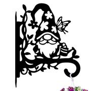 peacoblue Ganci per piante in ferro, 29,5 x 38,6 cm, per interni ed esterni, per piante da appendere, per fiori, felci, lanterne, mangiatoia per uccelli, supporto da parete in metallo resistente alle