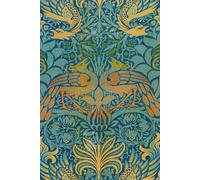 Peacock and Dragon - William Morris - Notebook: 120 Lined Pages 6" x 9" Journal Diary Notepad