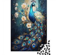 Peacock Art Digital 1000 Pezzi Cartolina Premium Pacchetto Puzzle Senior Jigsaw Entusiasti Difficile Sfidante Decorazione Murale Pacchetto Valore 70x50cm/1000pcs