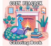 Peacock Coloring Book: 50 Cozy and Relaxing Pages to Color and Unwind