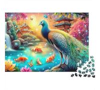 Peacock Fantasy 1000 Pezzi Puzzle a Tessere Corgi sul Sentiero della Foresta Puzzle a Tessere Sostenibile per Adulti Grande Regalo per Adulti Sfida Sfida & Rompicapo Mentale38x26cm/1000pcs