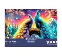 Peacock GardenJigsaw Puzzles for Adults Featuring 1000 Advanced And Challenging Educational Games - These Serve As The Quintessential Gift Jigsaw Puzzles for Adults And Kids Age 12 Years Up 38x26cm/1