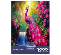 Peacock Jigsaw Puzzle Impossible 1000 Pezzi Decorazione Per La Casa. Rilassamento E Intelligence Per Adulti E Ragazzi Da 14 Anni 38x26cm/1000pcs