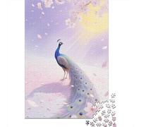 Peacock Puzzle 1000 Pezzi, Strumento Cognitivo, Progetto Condiviso, Opera Da Mostrare 1000pcs (75x50cm)