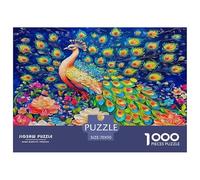 Peacock Puzzle Da 1000 Pezzi Per Famiglie Che Cercano Attività Educative: Impara Mentre Ti Diverti!