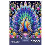 Peacock Puzzle Impossible 1000Pcs Decorazione Per La Casa. Giochi Rilassamento E Intelligence Per Adulti E Ragazzi Da 14 Anni 70x50cm/1000pcs