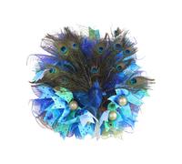 Peacocks Wreaths for Front Door, Peacocks Wreath Decorations,Farmhouse