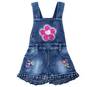 Peacolate 5-10T Little & Big Girls Cinghie regolabili Tuta corta Jeans Outfits