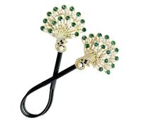 Peafowl Hair Bun Maker, Chinese Style Peafowl Lazy Curler, Fashionable Donut, 13.78 inches Hair Accessories for Daily Activities, Special Celebrations, Elegant Styling Tool