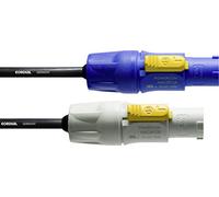 Corrente cavo di collegamento 1x spina powercon 10 m blu
