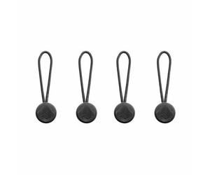 Peak Design Anelli di ancoraggio Micro Anchor 4 pezzi - ad es. per guinzaglio, bracciale, scivolo, scivolo lite o frizione nero