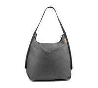 Peak Design Borsa per la spesa ripiegabile, color carbone, ultraleggera con cerniera, guscio in ripstop autorigenerante, cinturino in microfibra, tasca interna, borsa pieghevole resistente alle