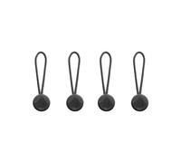 Peak Design Anelli di ancoraggio Micro Anchor 4 pezzi - ad es. per guinzaglio, bracciale, scivolo, scivolo lite o frizione nero