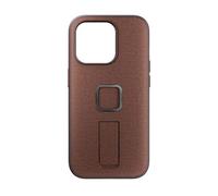Peak Design Mobile Custodia a calamita per Apple iPhone 15 Pro Legno rosso con occhiello per le dita