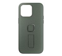 Peak Design Mobile Custodia a calamita per Apple iPhone 15 Pro Max Salvia con occhiello per le dita