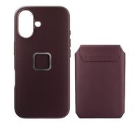 Peak Design Mobile Custodia Everyday per iPhone 16 + portafoglio Slim Eclissi
