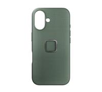 Peak Design Mobile Everyday - Custodia per iPhone 16, con profilo sottile, protezione contro le cadute, guscio in tessuto resistente alle intemperie, SlimLink si collega a supporti e attrezzi mobili