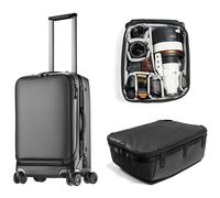 PEAK DESIGN Pro Creator Bundle Valigia Roller Pro Nera + Camera Cube XL - Nouvo