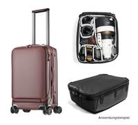 Peak Design Pacchetto Roller Pro Creator Eclissi Valigia trolley + Camera Cube XL