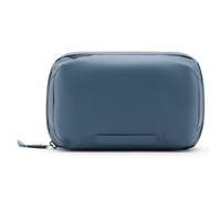 Peak Design Tech Pouch, Ocean, organizer per elettronica da viaggio o per il trasporto quotidiano, stile origami, passacavo, nylon riciclato resistente alle intemperie, borsa per il trasporto di